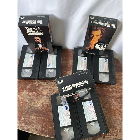 The Godfather Trilogy VHS Box Set Parts I II III Paramount - Picture 7 of 7